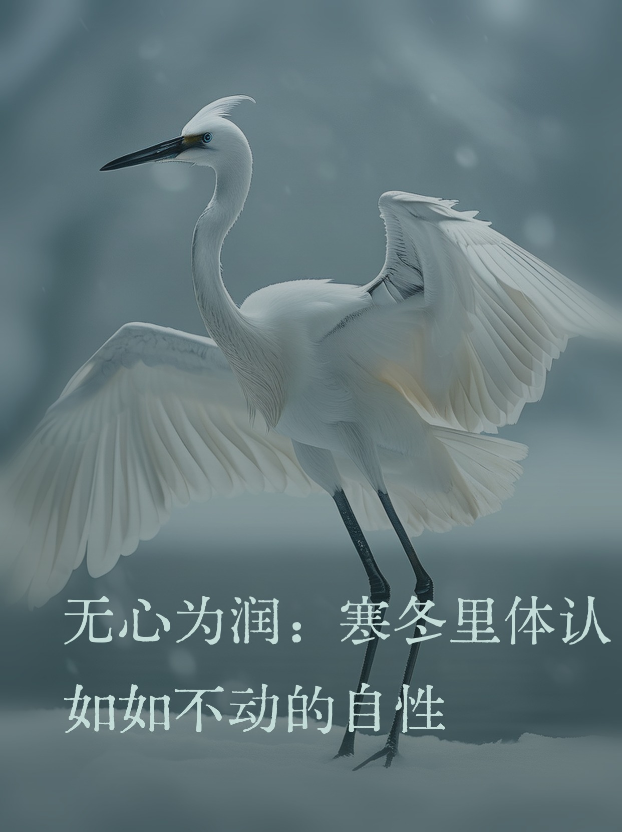 Find Your Zen Heart Amidst the Winter Snow ❄️